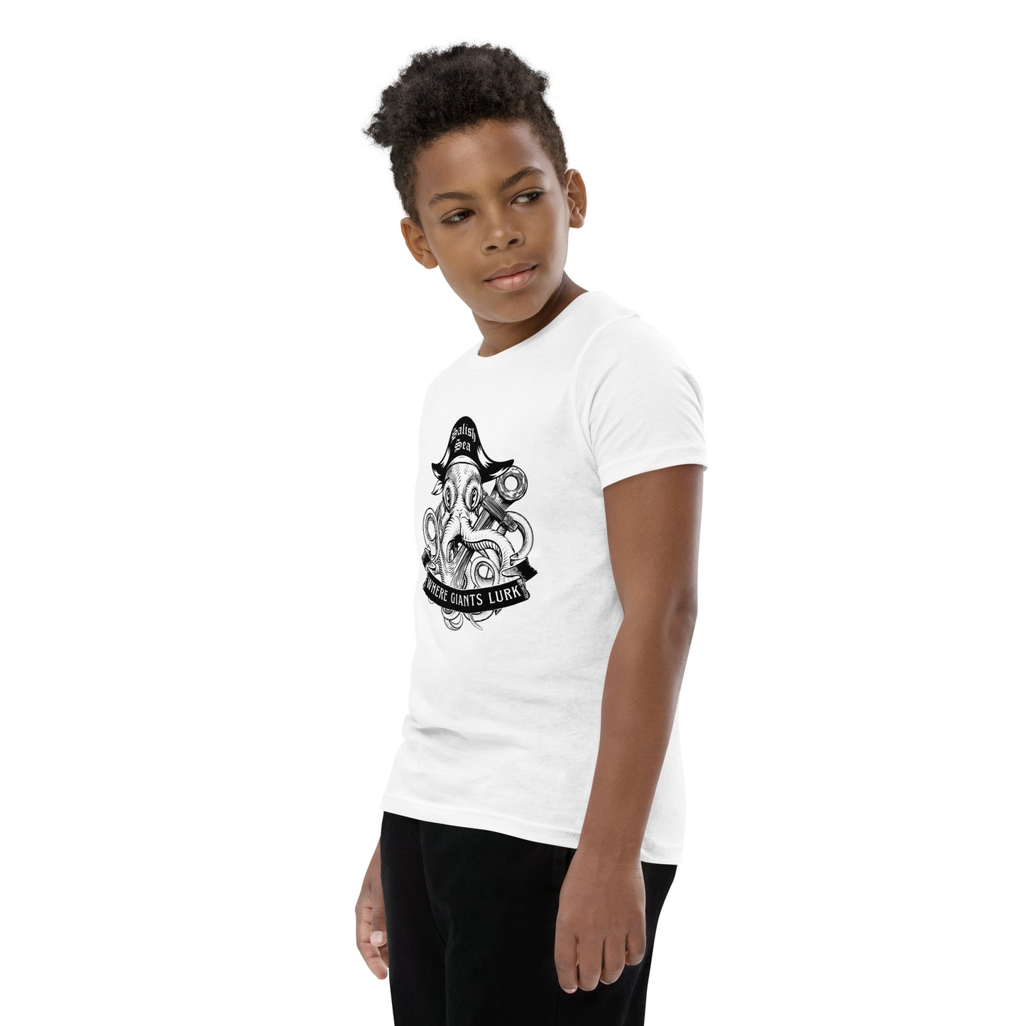 Youth / Teen - "Octo Pirate" - Short Sleeve T-Shirt