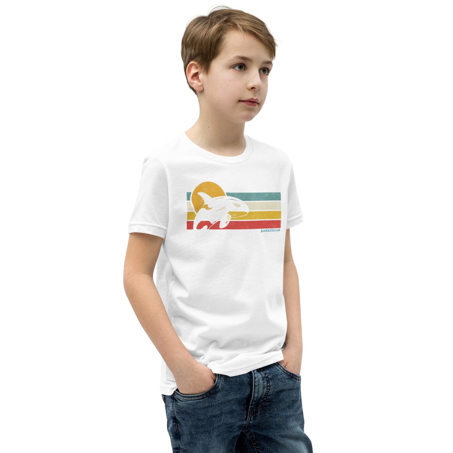 Youth / Teen - "Breaching Orca" - Short Sleeve T-Shirt