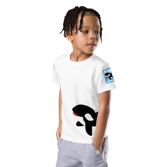 Kids - "Orca King" - Crew Neck T-Shirt