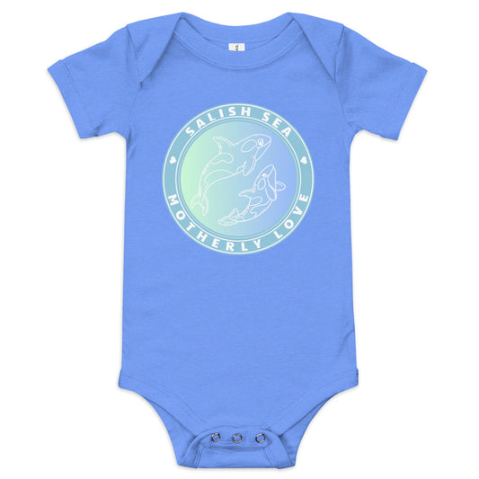 Baby - "Motherly Love" - short sleeve one piece