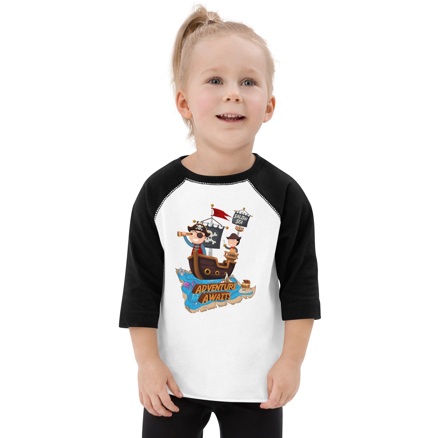 Toddler - "Adventure Awaits" - Baseball Shirt