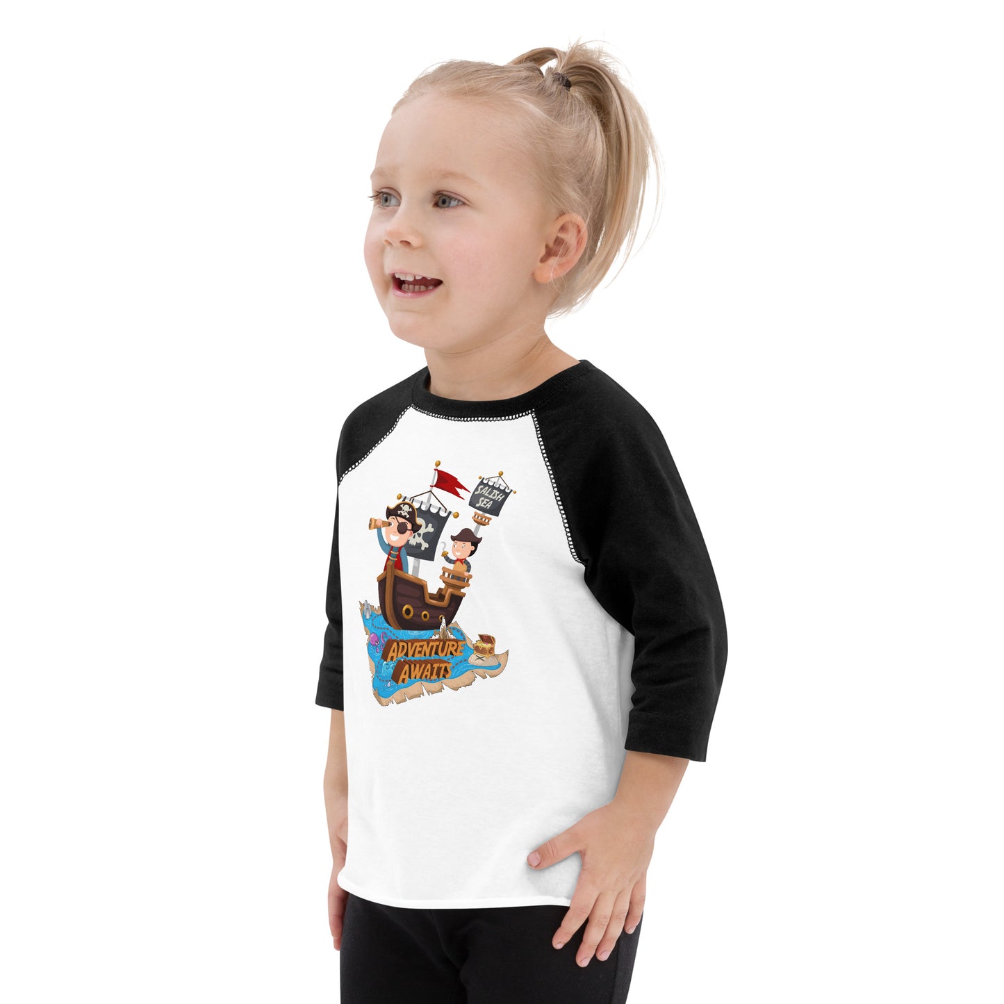 Toddler - "Adventure Awaits" - Baseball Shirt