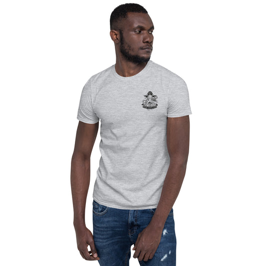Adult - "Octo Pirate" - Embroidered Short-Sleeve Unisex T-Shirt