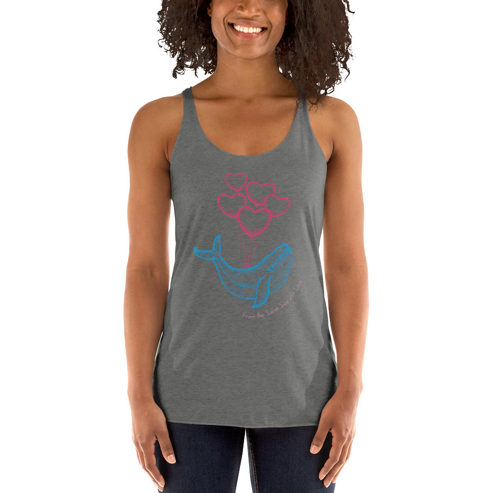 Adult - "Love Whale" - Racerback Tank