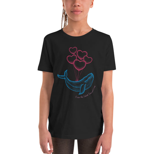 Youth / Teen - "Whale Love" - Short Sleeve T-Shirt