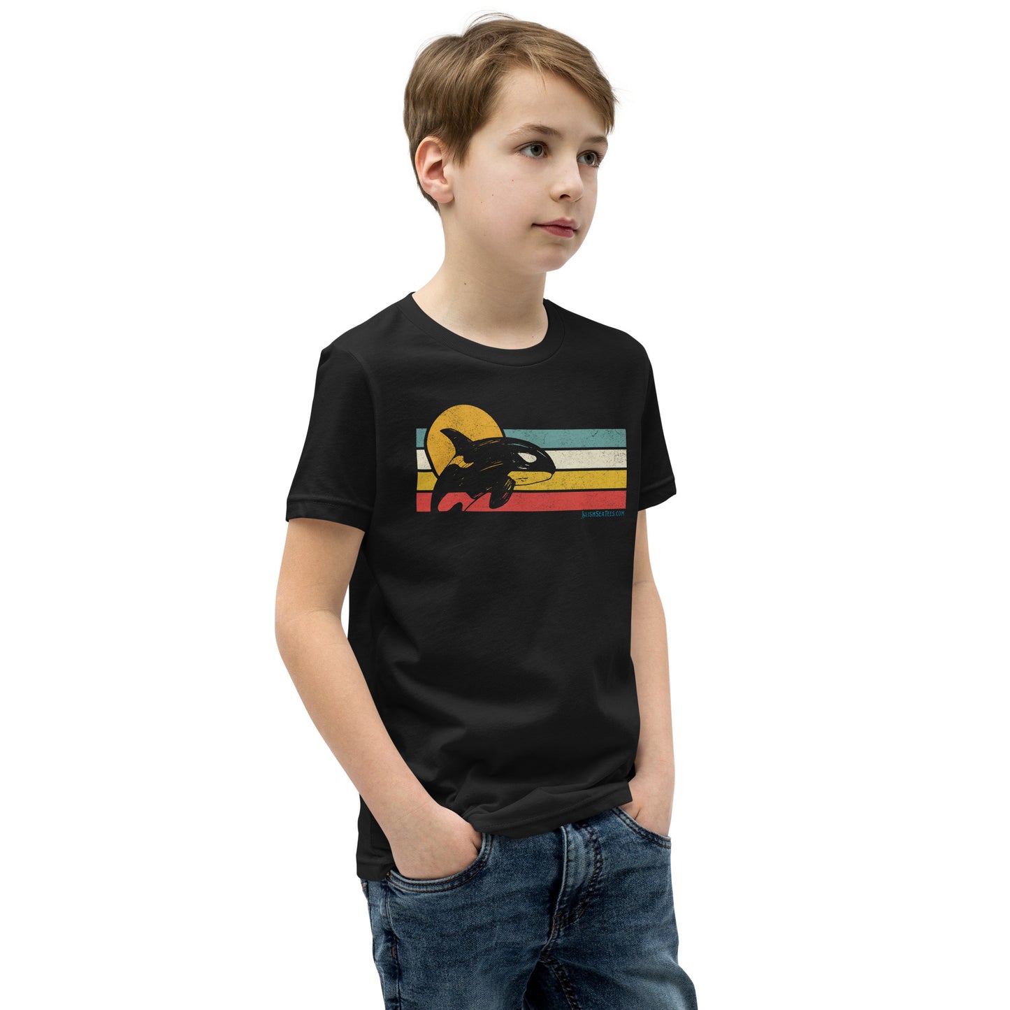 Youth / Teen - "Breaching Orca" - Short Sleeve T-Shirt
