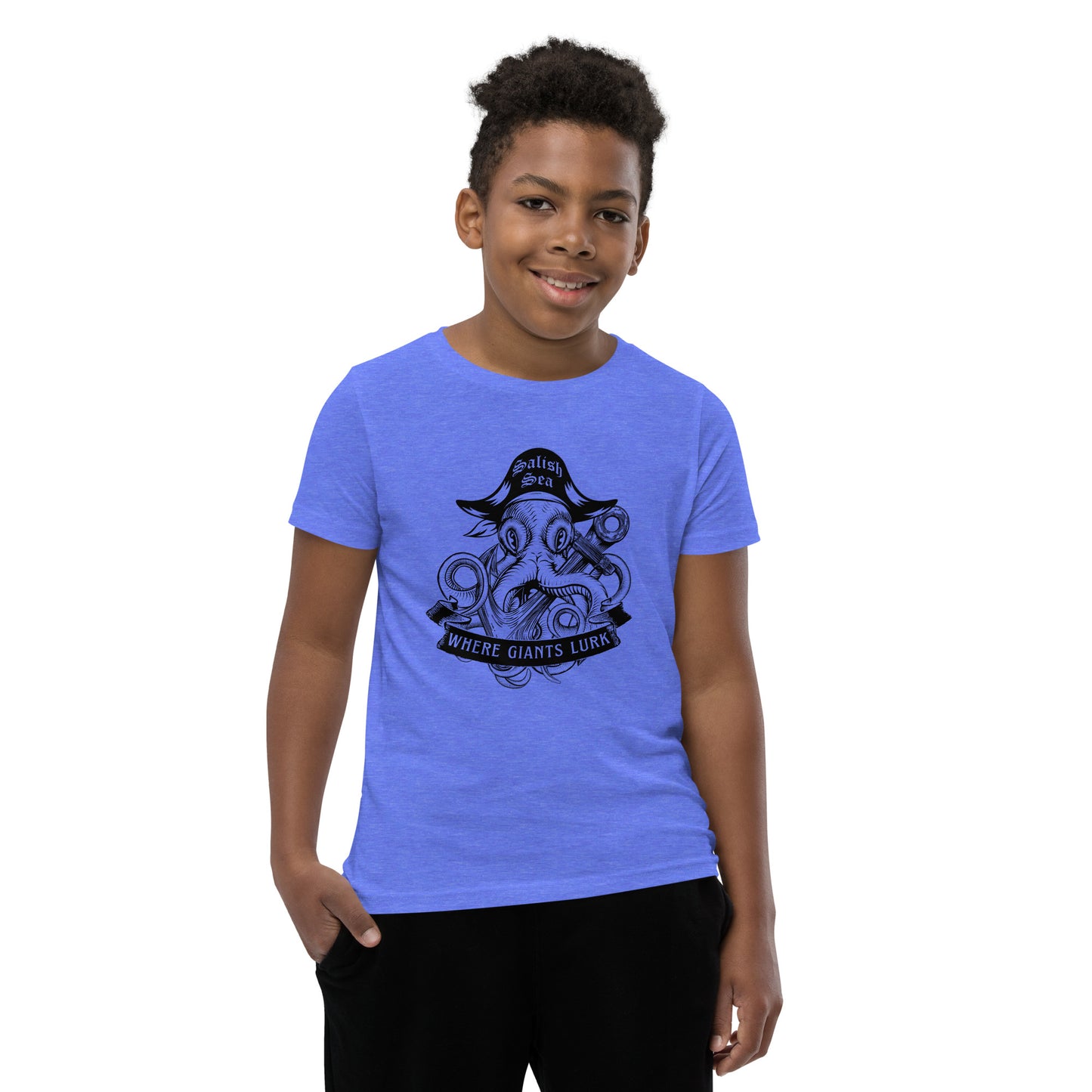 Youth / Teen - "Octo Pirate" - Short Sleeve T-Shirt
