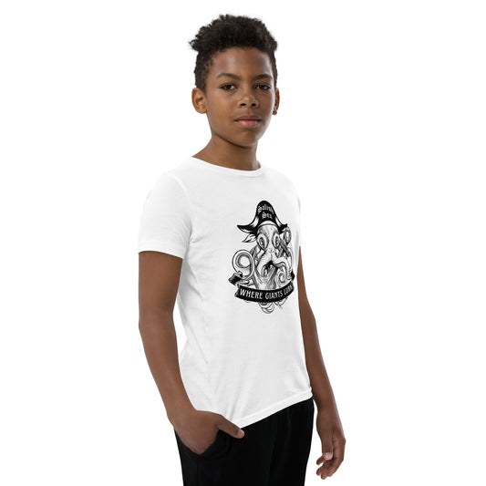 Youth / Teen - "Octo Pirate" - Short Sleeve T-Shirt